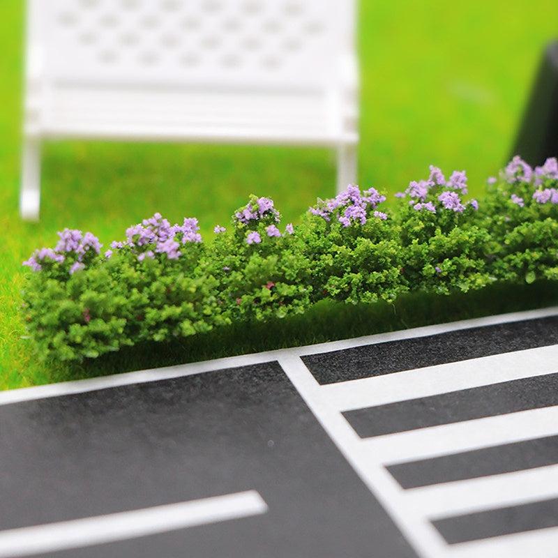 Dollhouse Shrub Strip Plant Greenbelt Garden Decor Toy Doll House Accessories