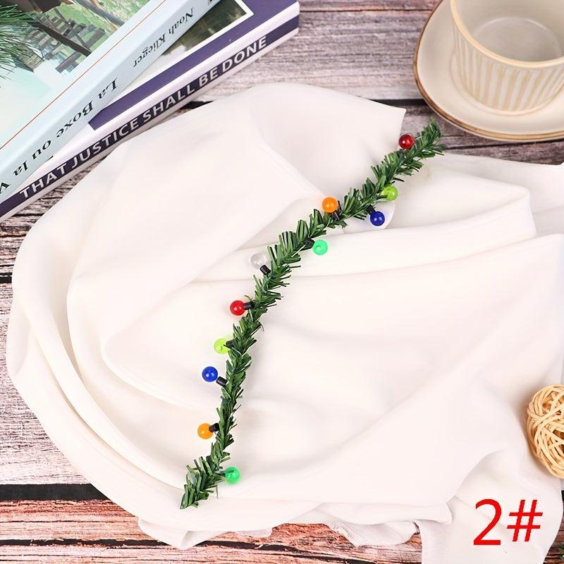 1/12 Dollhouse Christmas Decor Grass Strips Doll Decorative Strip
