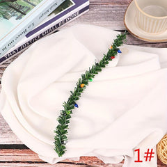 1/12 Dollhouse Christmas Decor Grass Strips Doll Decorative Strip