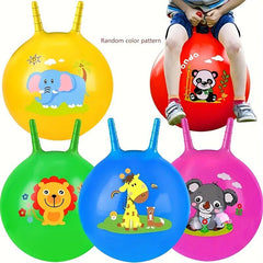 Bouncing Ball With Handle Kids Bouncy Jumping Balance Games Toys & Party Favors