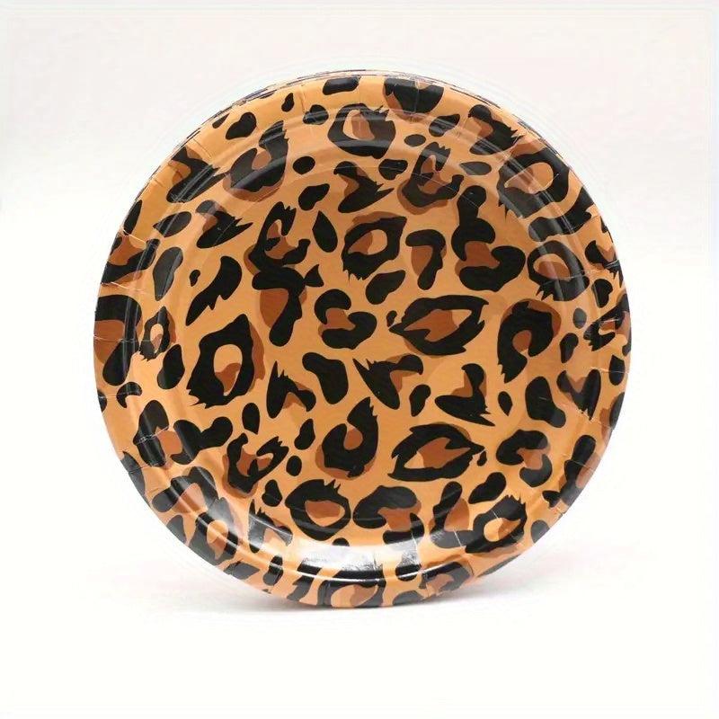 Leopard Print Party Supplies Serves 10 Guests