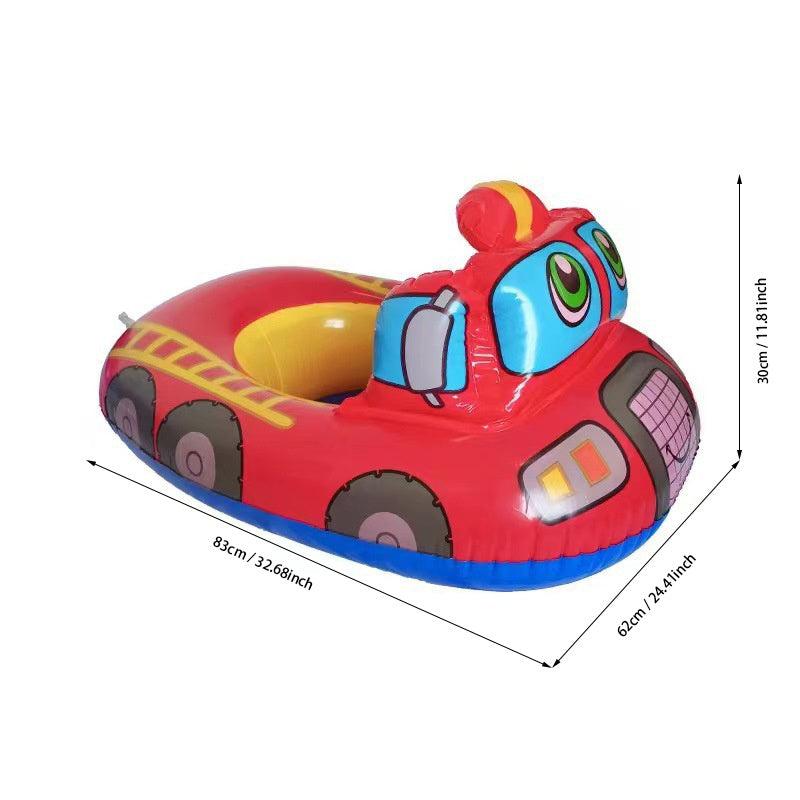 Inflatable Car Float Swimming Raft with Safe Seat