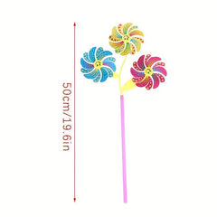 Colorful Cartoon Windmill Pinwheel Garden Decor Toy