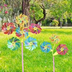 Colorful Cartoon Windmill Pinwheel Garden Decor Toy