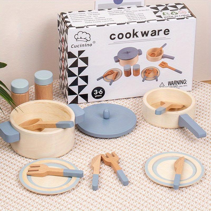 Kids Play House Kitchen Toy Set - Cooking Kindergarten Interactive Toys