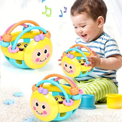 Hand Bell Teether Toy for Babies, Toddlers - Perfect Christmas Gift