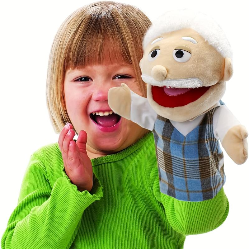 Ethnic Family Hand Puppets Plush Soft Toy