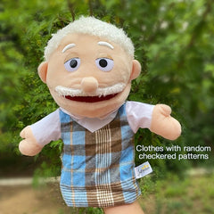Ethnic Family Hand Puppets Plush Soft Toy