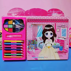 Princess Coloring Set DIY Handcraft Book