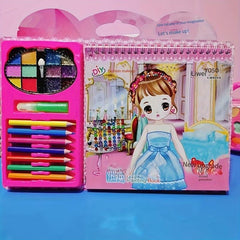 Princess Coloring Set DIY Handcraft Book