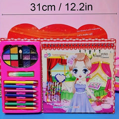 Princess Coloring Set DIY Handcraft Book