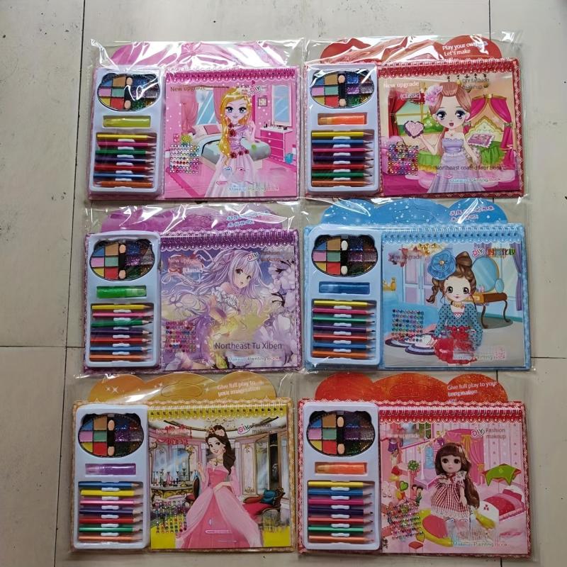 Princess Coloring Set DIY Handcraft Book