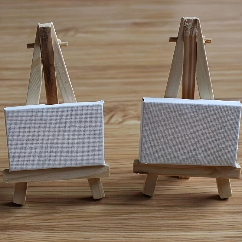 10pcs Mini Stretched Art Board Set Canvas Acrylic Paint