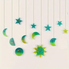 Mirror Crystal Epoxy Moon Mold for Home Decoration