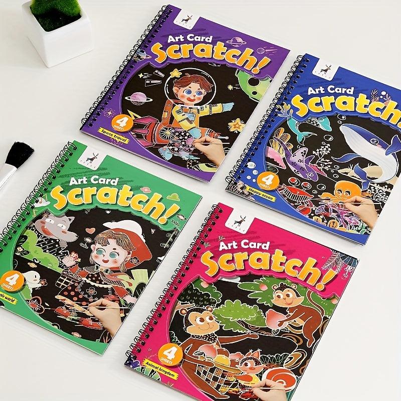 DIY Scratch Book Set for Kids - Unlock Creative Potential