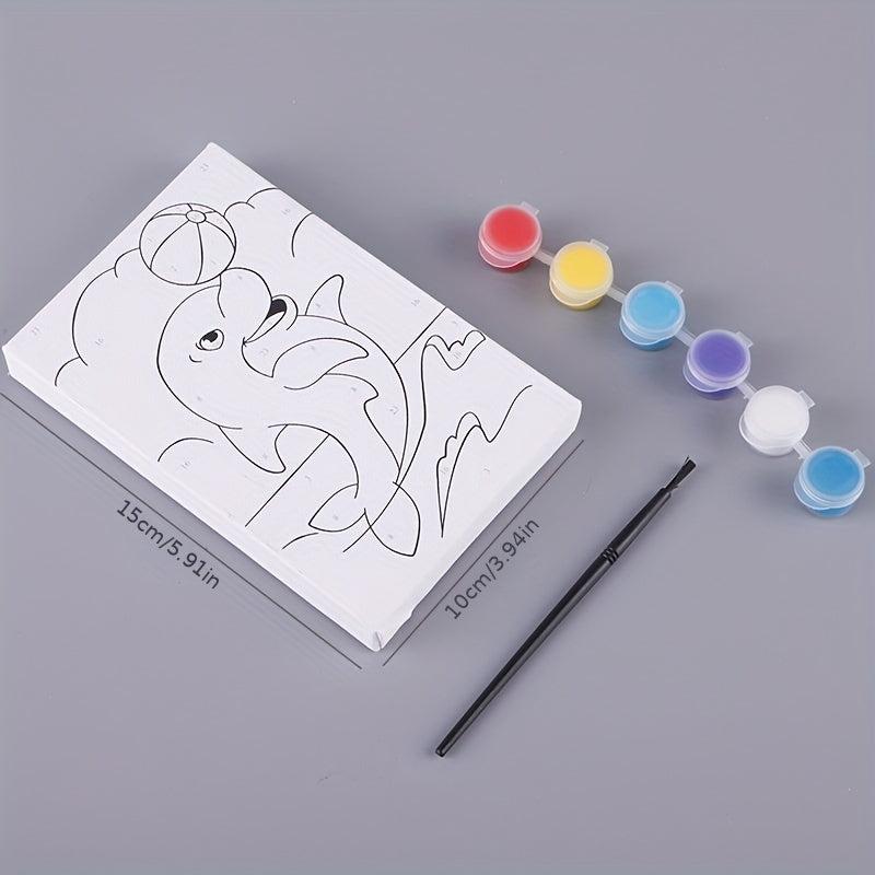 DIY Cartoon Animal Digital Painting Kit