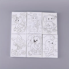 DIY Cartoon Animal Digital Painting Kit