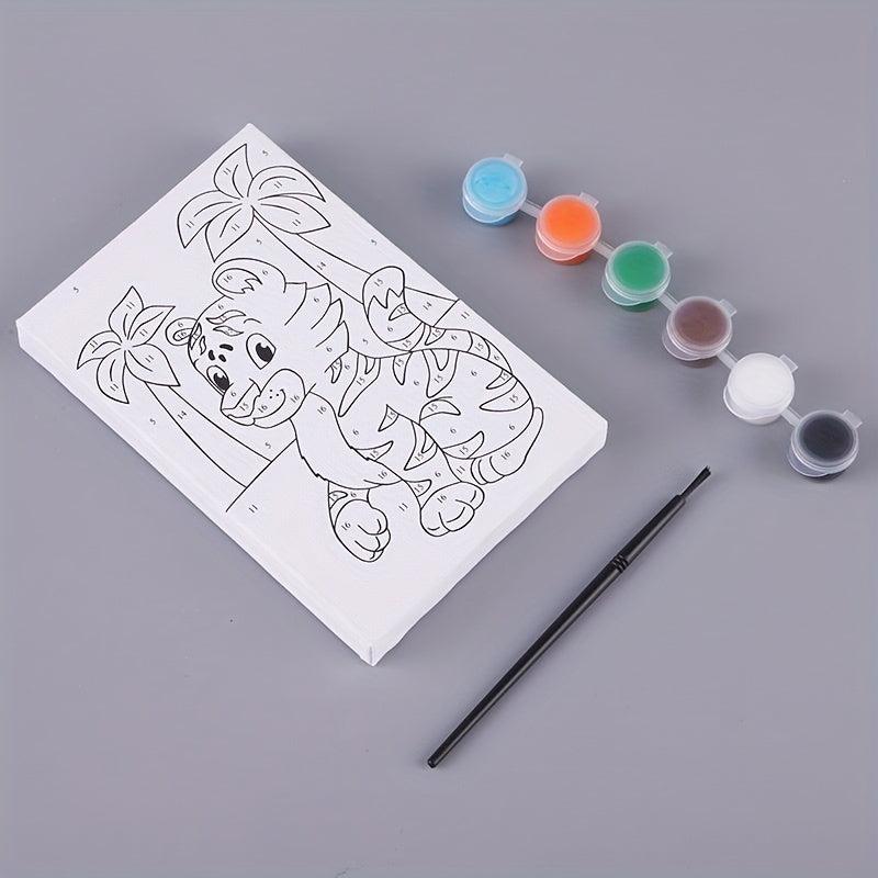 DIY Cartoon Animal Digital Painting Kit