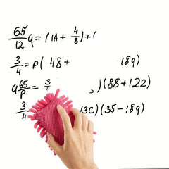 Washable Microfiber Shag Whiteboard Eraser - Home, Classroom, Office