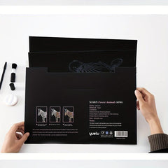 2pcs Scratch Art For Kids Rainbow Scratch Paper Drawing Kit