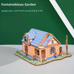 3D DIY Wooden Puzzle Model Mechanical Toy Building Game Desktop Ornaments