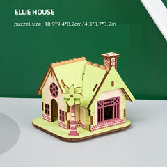 3D DIY Wooden Puzzle Model Mechanical Toy Building Game Desktop Ornaments