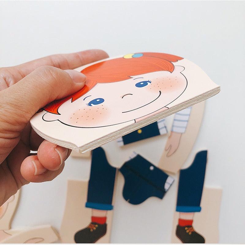 Wooden Human Body Puzzle Organs Educational Jigsaw Board Game