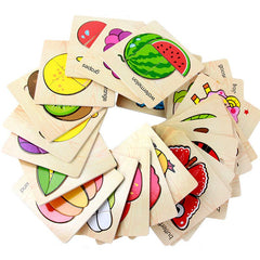 Montessori Wooden Puzzle Jigsaw Game for Kids - Educational Toy