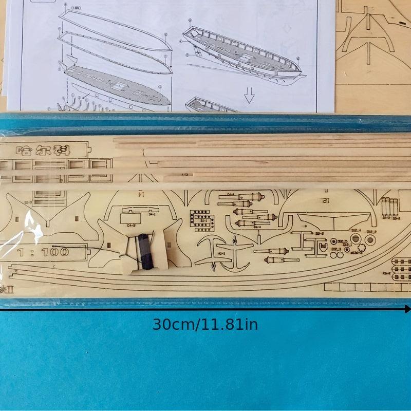 Wooden Assembly Sailboat Model DIY Kit