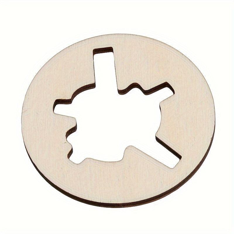 Wooden Toy Unlock Puzzle Key Lock Educational Toy