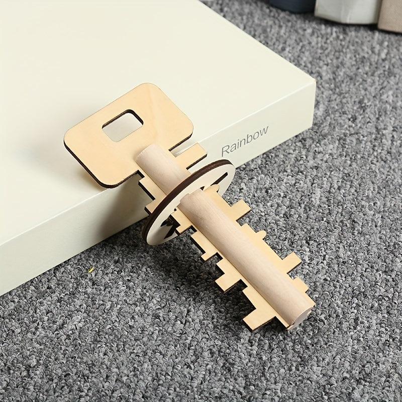 Wooden Puzzle Brain Teaser Toy for Adults Kids