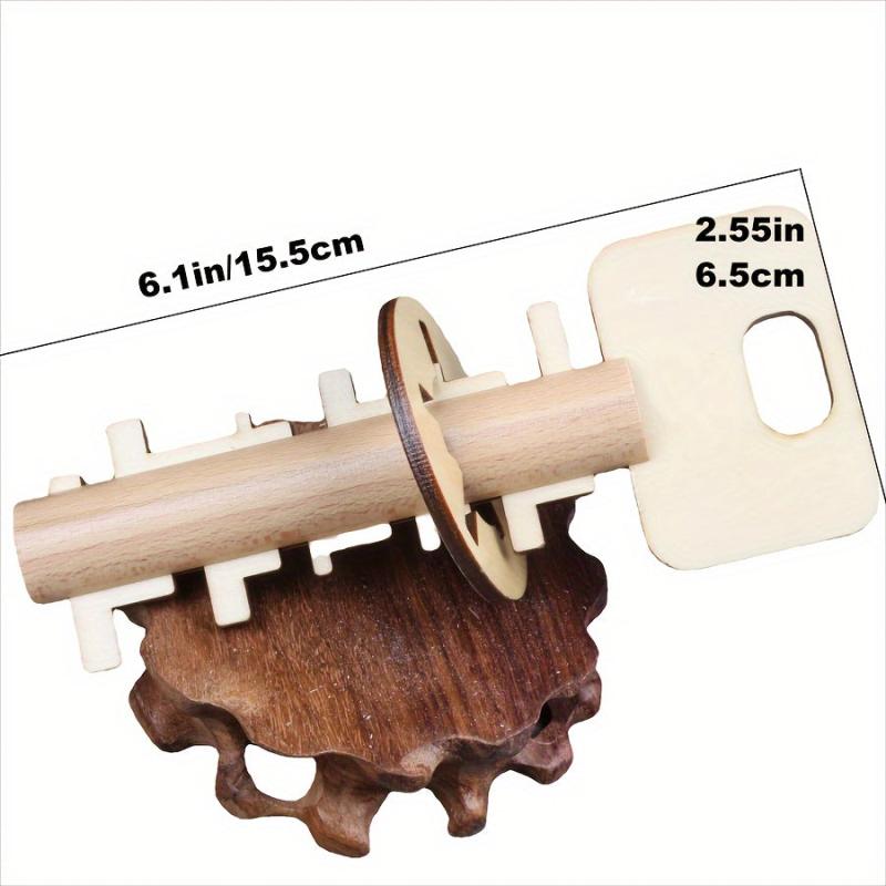 Wooden Puzzle Brain Teaser Toy for Adults Kids