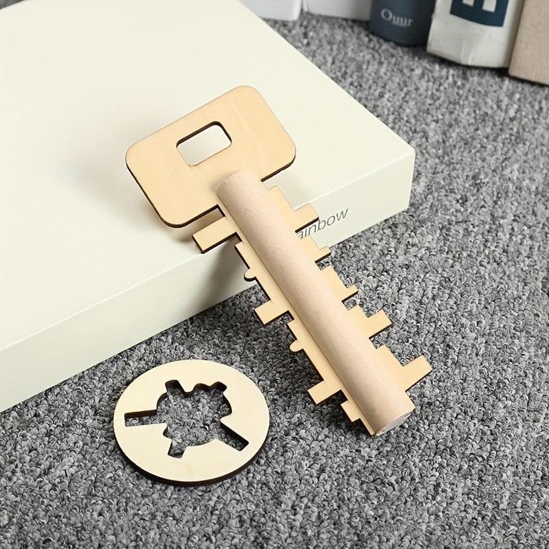 Wooden Puzzle Brain Teaser Toy for Adults Kids