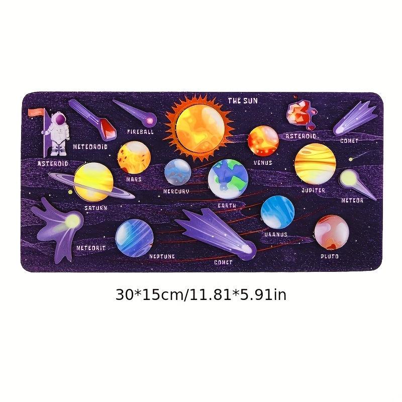 Early Education Astronomy Toys Solar System Puzzle Game Boards