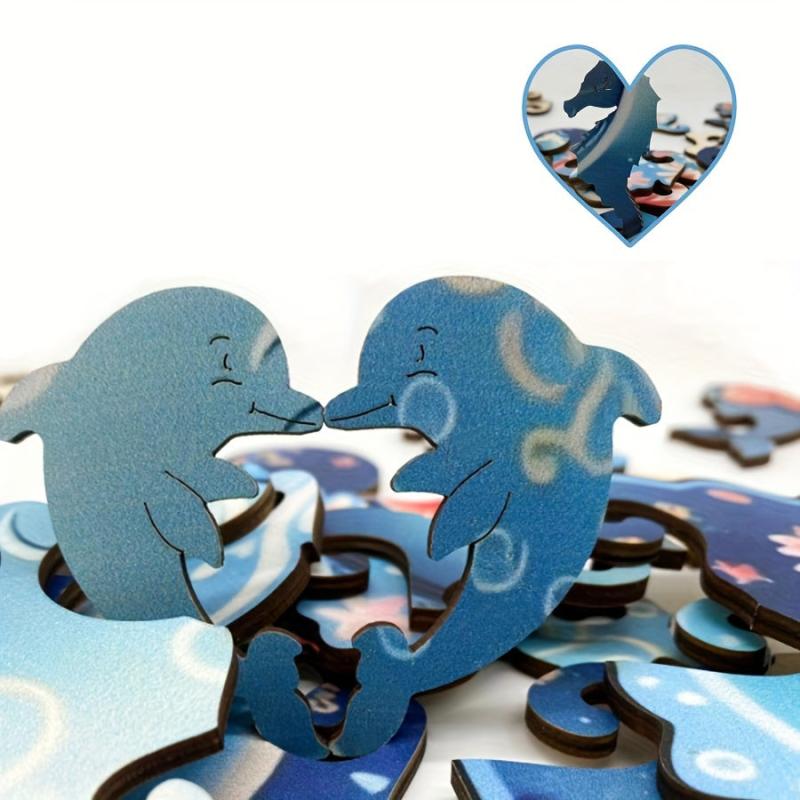 Melancholy Cat Wooden Puzzle Toys For Adults and Children