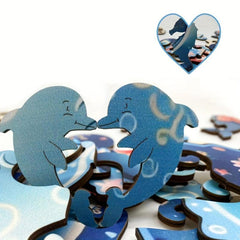 Melancholy Cat Wooden Puzzle Toys For Adults and Children
