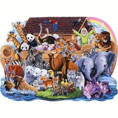 Animal Shaped Wooden Puzzles - Creative Gift for Teens & Adults