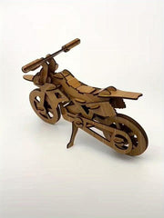 3D Puzzle Motorbike Model DIY Brain Teaser Kit