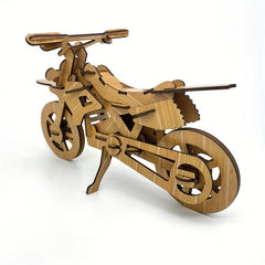 3D Puzzle Motorbike Model DIY Brain Teaser Kit