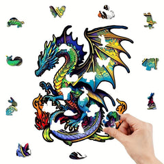 Flying Dragon Wooden Puzzle High Difficulty Toy