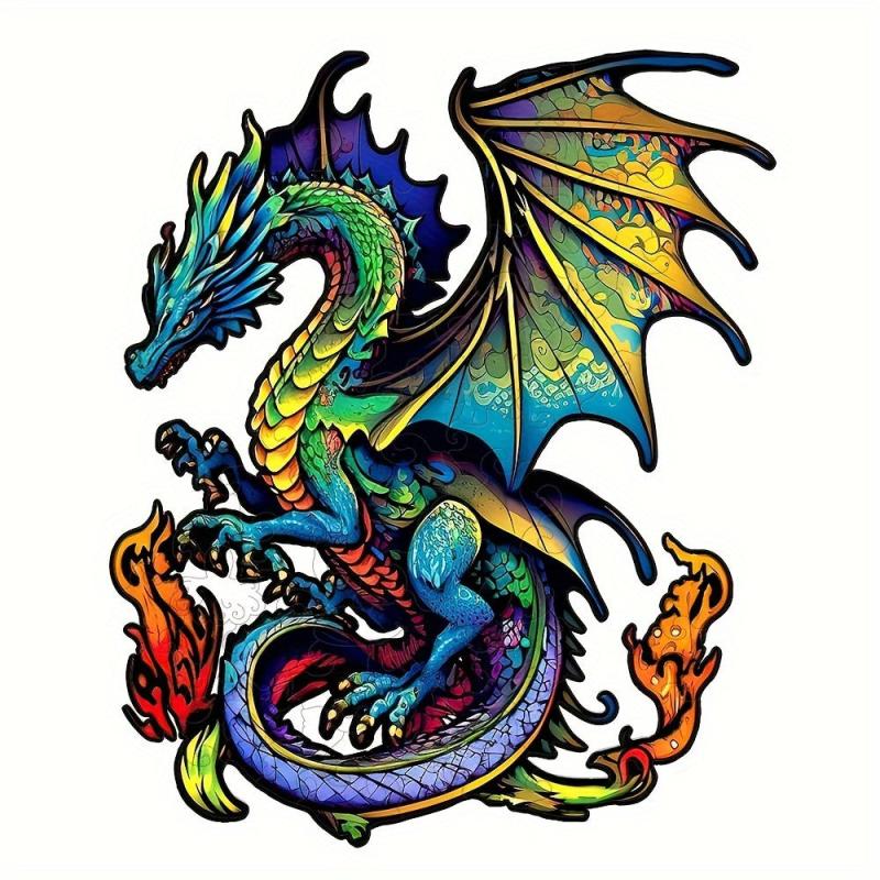 Flying Dragon Wooden Puzzle High Difficulty Toy
