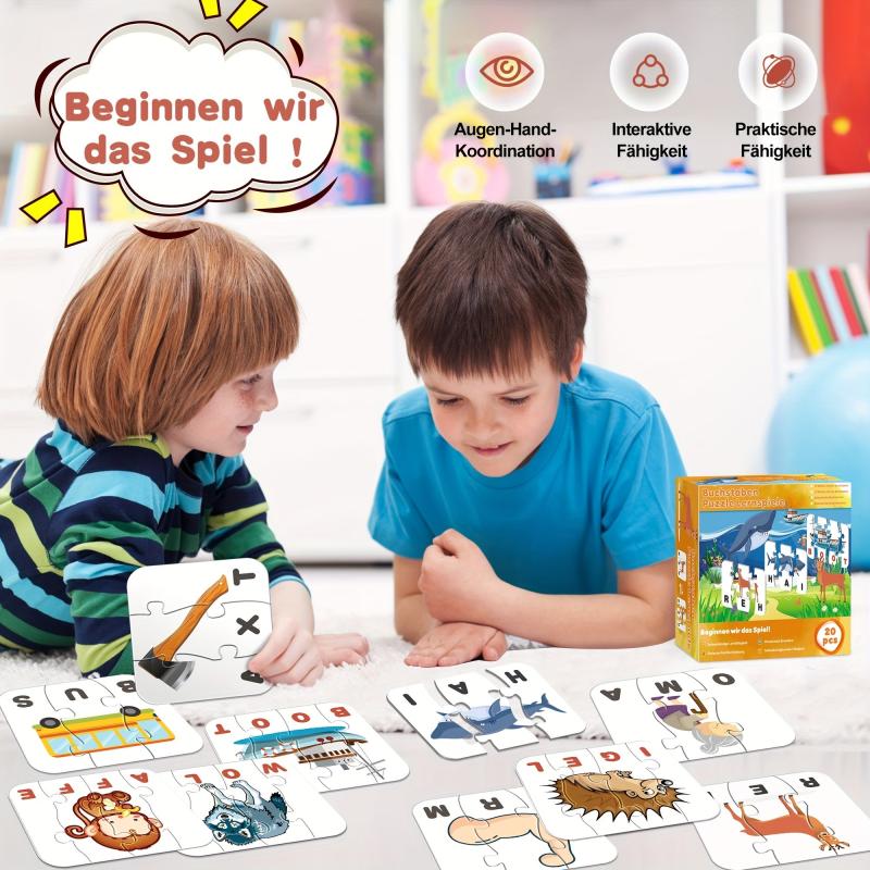 Educational Letter Learning Game Toy for Kids, Girls, Boys - Gift