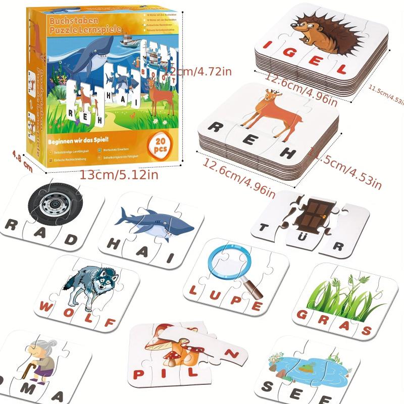 Educational Letter Learning Game Toy for Kids, Girls, Boys - Gift