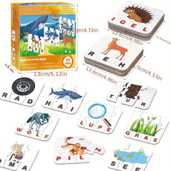 Educational Letter Learning Game Toy for Kids, Girls, Boys - Gift