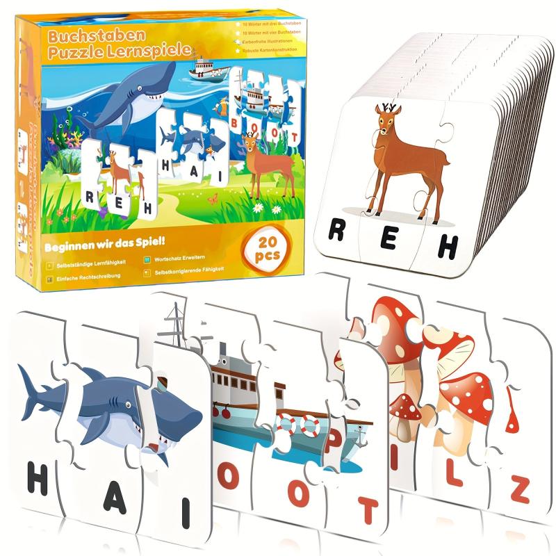 Educational Letter Learning Game Toy for Kids, Girls, Boys - Gift