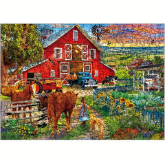 Irregular Wooden Puzzle Family Education Toy Decompression Game
