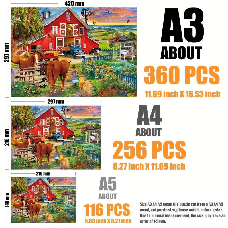 Irregular Wooden Puzzle Family Education Toy Decompression Game