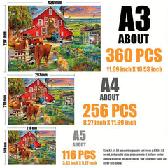 Irregular Wooden Puzzle Family Education Toy Decompression Game