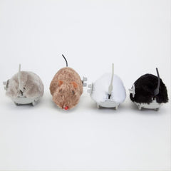 5pcs Clockwork Plush Mouse Toy for Dog Cat