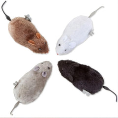 5pcs Clockwork Plush Mouse Toy for Dog Cat